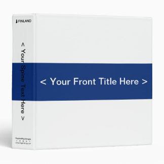 Finland Flag Binder