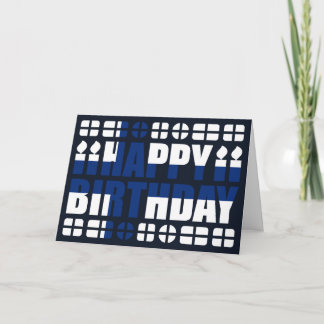 Finland Flag Birthday Card