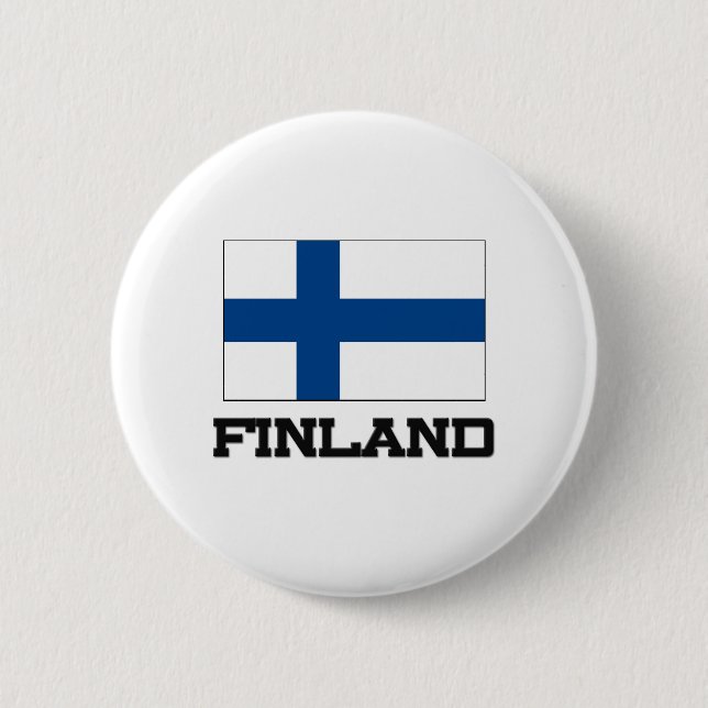 Finland Flag Button (Front)