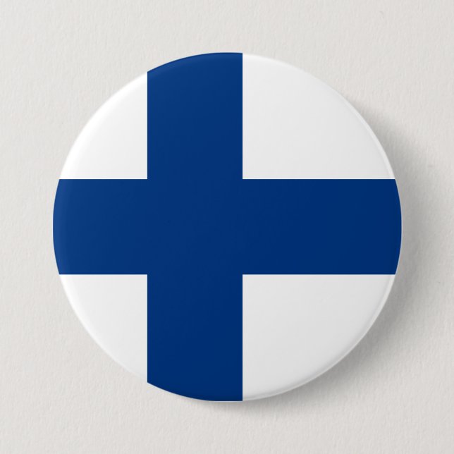 Finland Flag Button (Front)