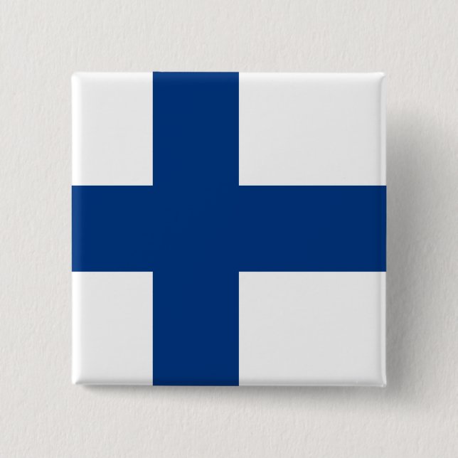 Finland Flag Button (Front)
