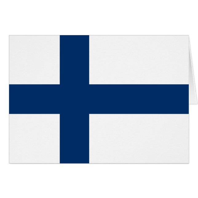 Finland Flag Cards (Front Horizontal)