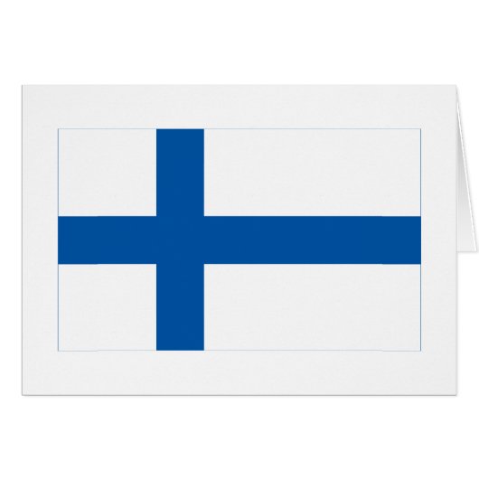 Finland Flag Cards (Front Horizontal)