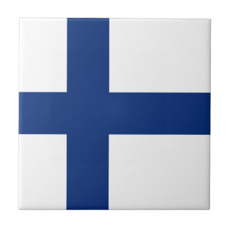 Finland Flag Ceramic Tile