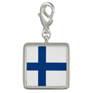 Finland flag charm