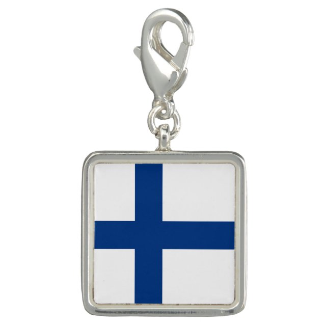 Finland flag charm (Front)