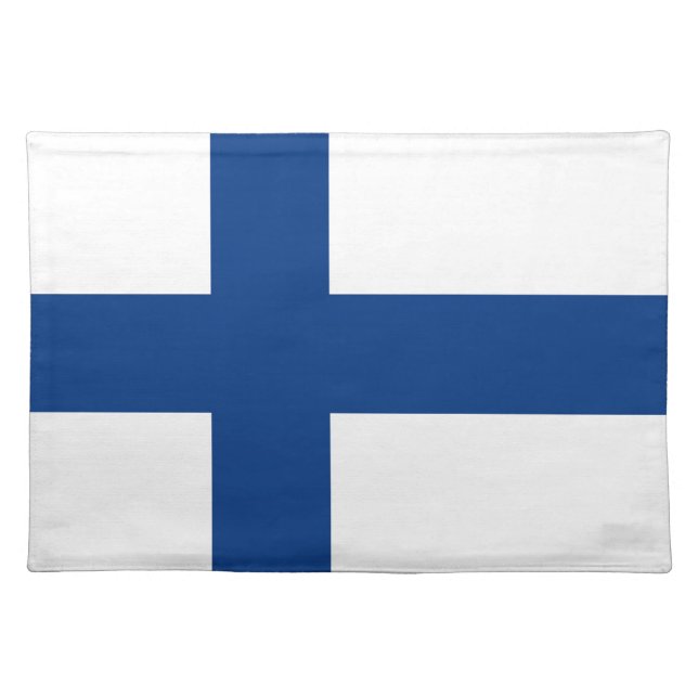 Finland flag cloth placemat (Front)