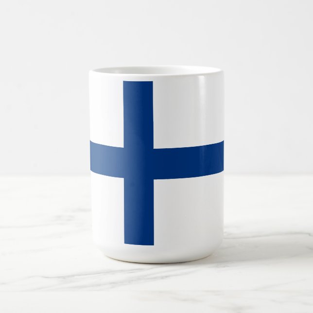 Finland flag coffee mug (Center)
