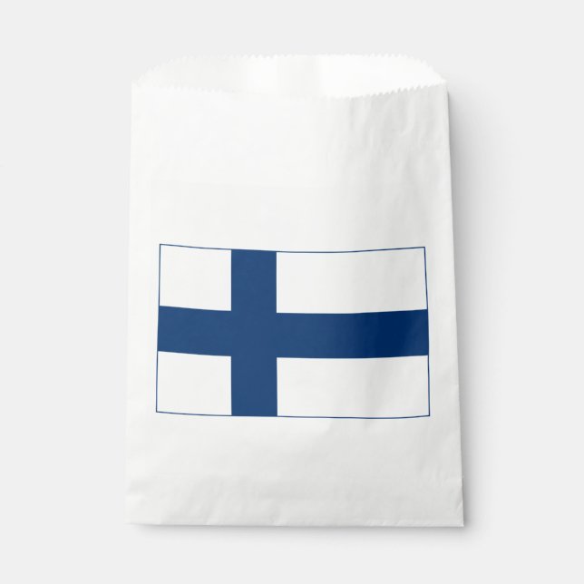Finland Flag Favor Bag (Front)