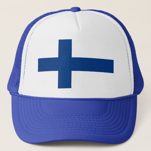 Finland Flag FI Trucker Hat