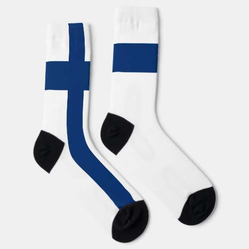 Finland Flag Finnish National Pride Fun Patriotic Socks