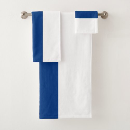 Finland Flag Finnish Patriotic Bath Towel Set