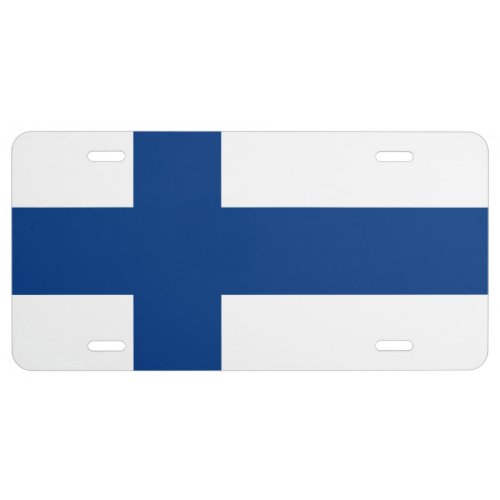 Finland Flag Finnish Patriotic License Plate