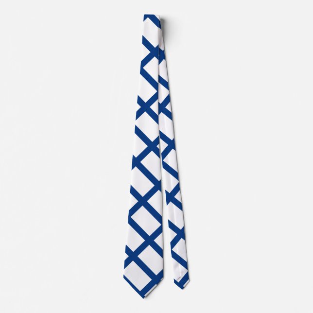 Finland Flag Finnish Patriotic Neck Tie (Front)