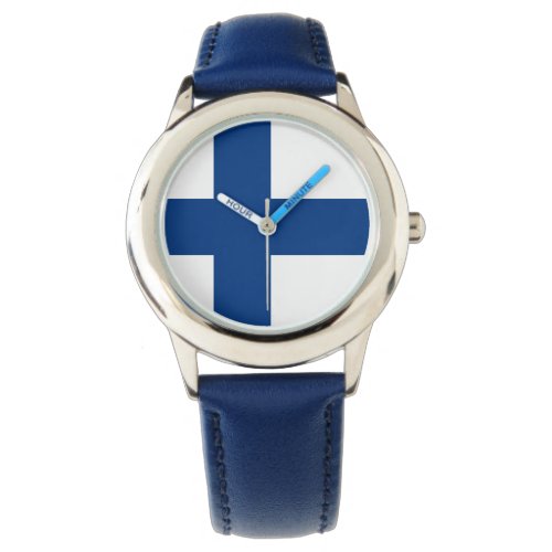 Finland Flag Finnish Patriotic Watch