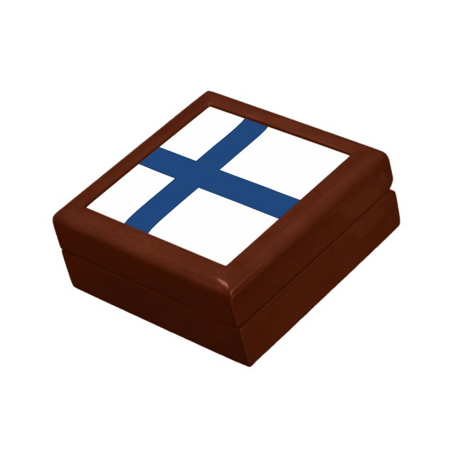 Finland Flag Gift Box (Side)