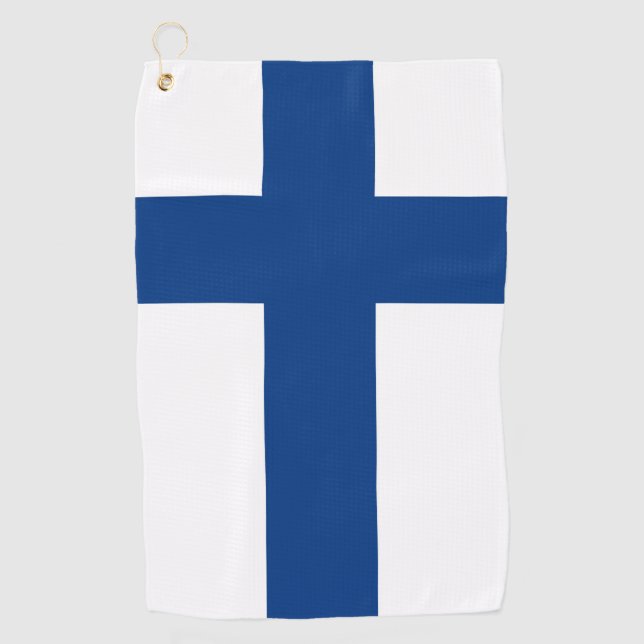 Finland Flag Golf Towel (Front)