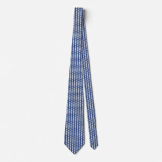 Finland Flag Honeycomb Tie