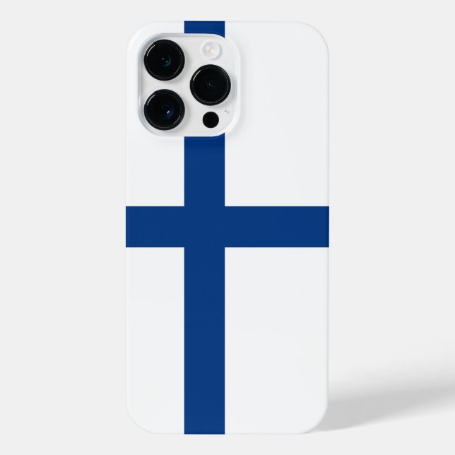 Finland flag iPhone case (Back)