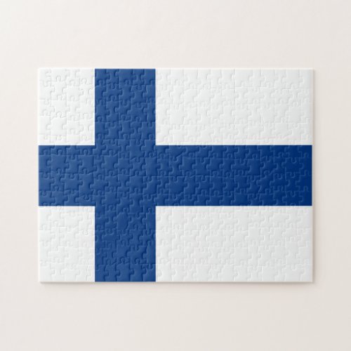 Finland Flag Jigsaw Puzzle