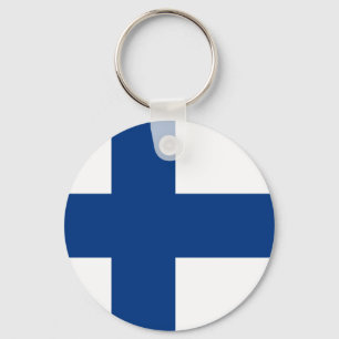 Finland Flag Keychain