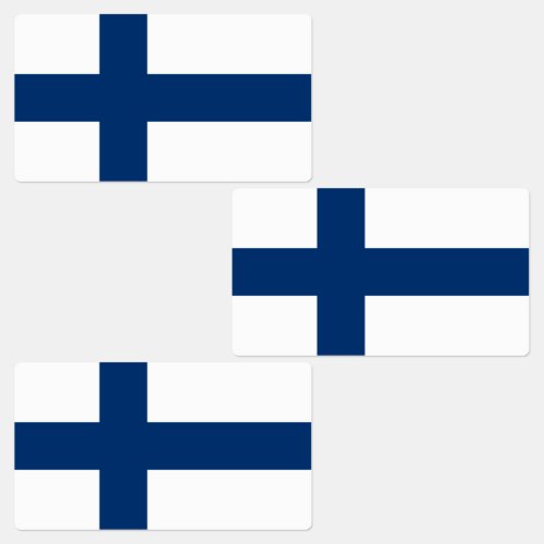 Finland Flag Labels