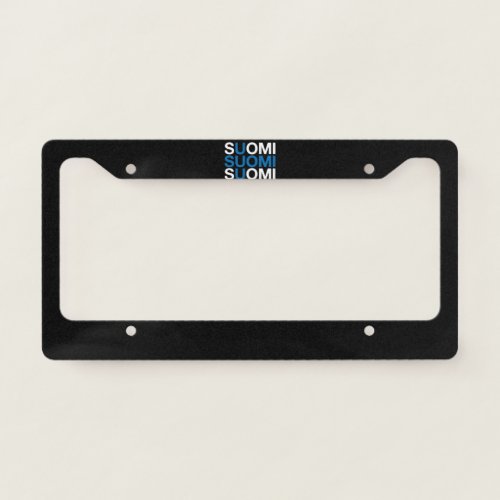 FINLAND Flag License Plate Frame