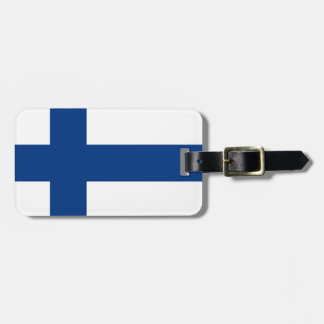 Finland Flag Luggage Tag