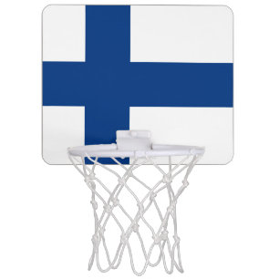 Finland Flag Mini Basketball Hoop