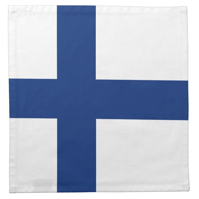 Finland Flag Napkin (Front)