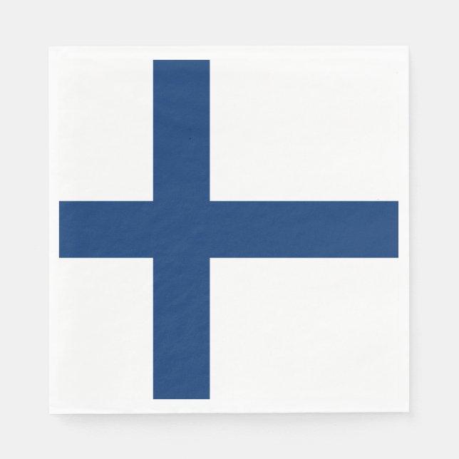 Finland Flag Napkins (Front)