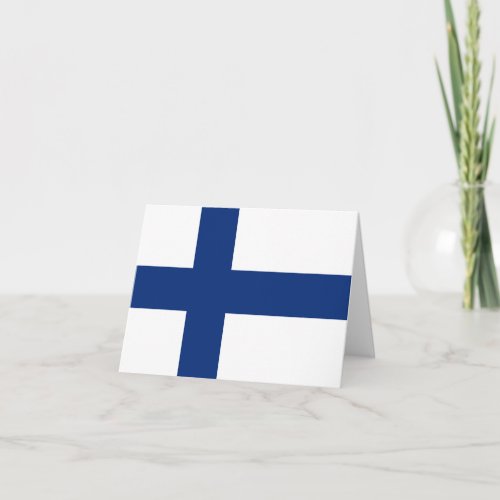 Finland Flag Notecard