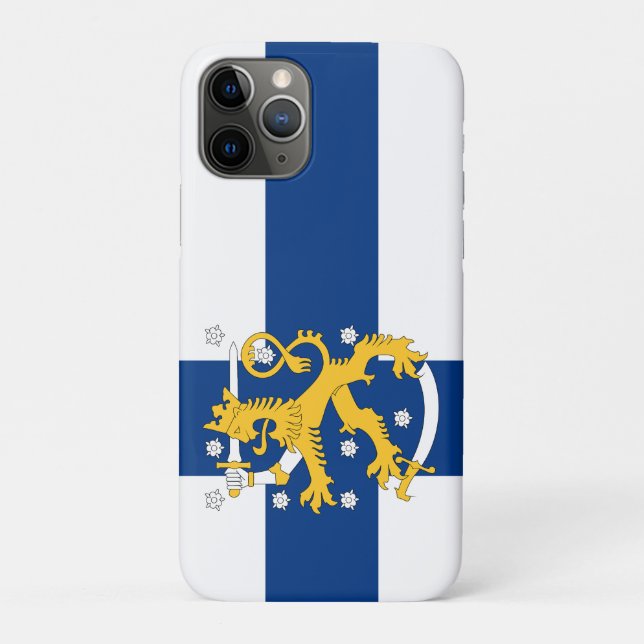 Finland flag phone case (Back)