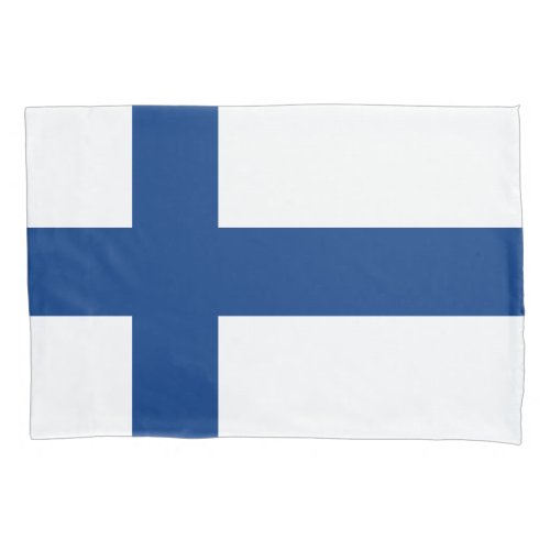 Finland Flag Pillow Case