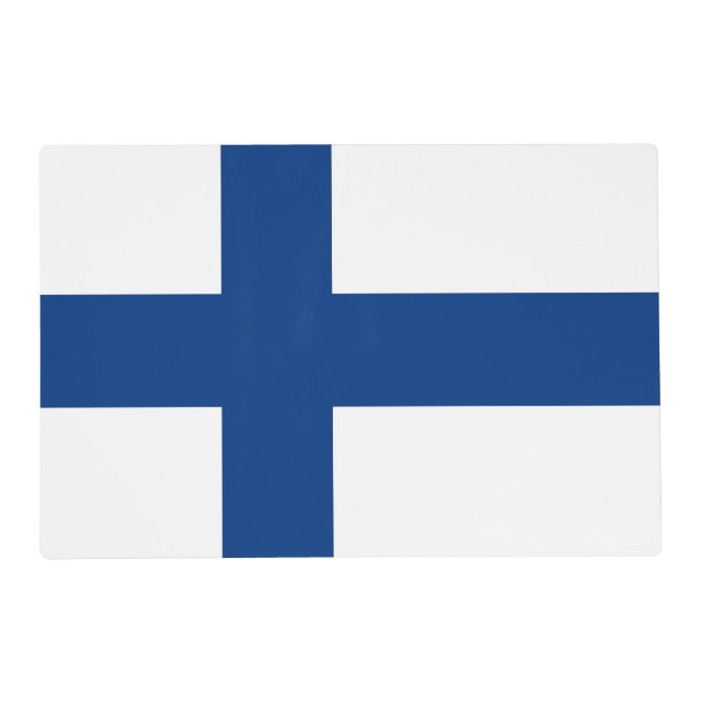 Finland flag placemat (Front)