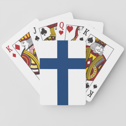 Finland Flag Playing Cards