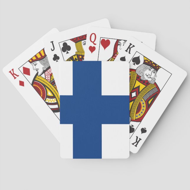 Finland Flag Poker Cards (Back)