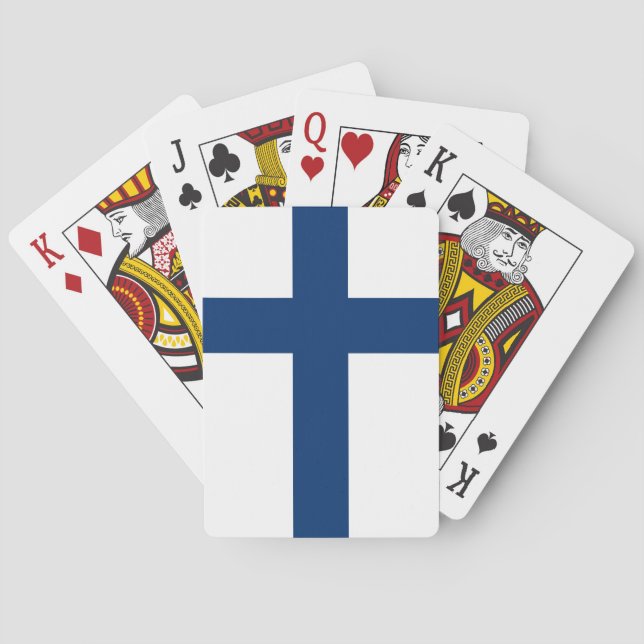 Finland Flag Poker Cards (Back)