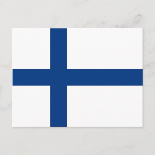 Finland Flag Postcard