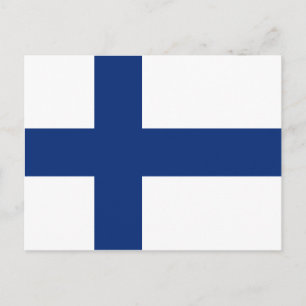 Finland Flag Postcard