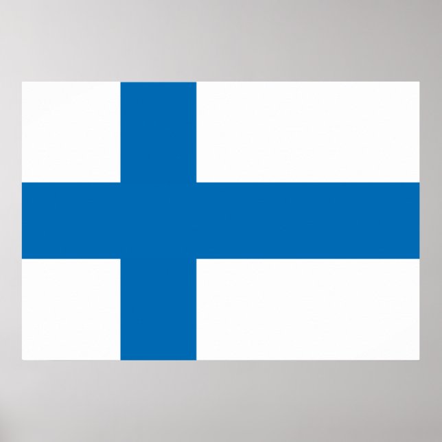 Finland Flag Poster (Front)