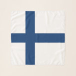 Finland Flag Scarf<br><div class="desc">Patriotic flag of Finland.</div>
