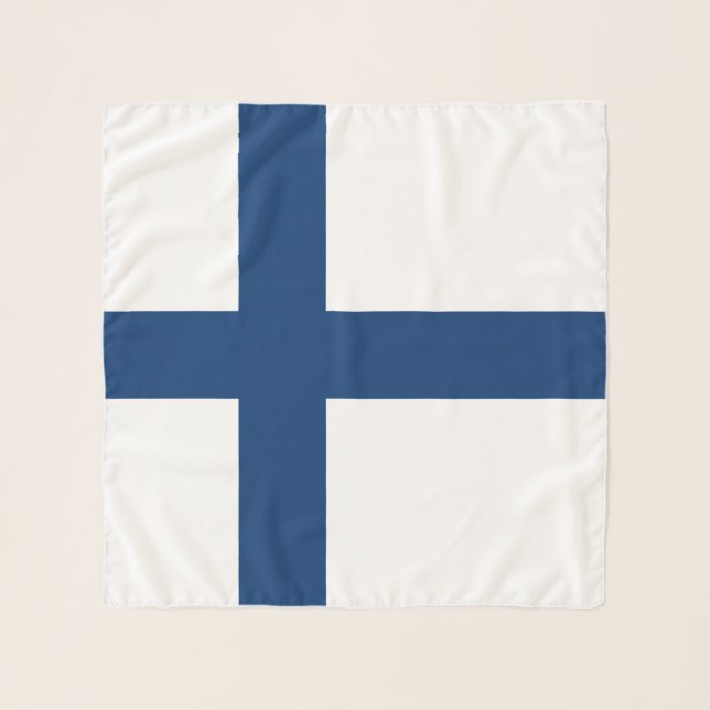 Finland Flag Scarf (Front)