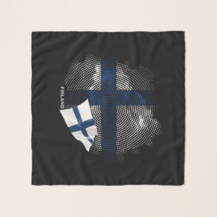 Finland flag scarf