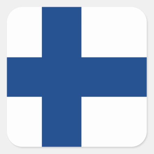 Finland Flag Square Sticker