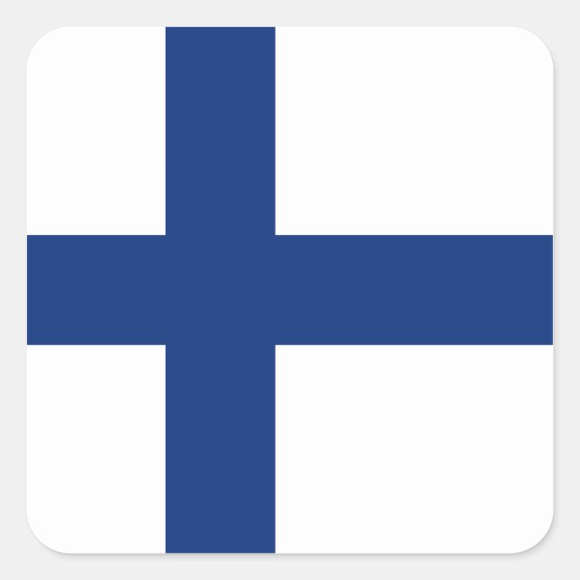 Finland Flag Sticker (Front)