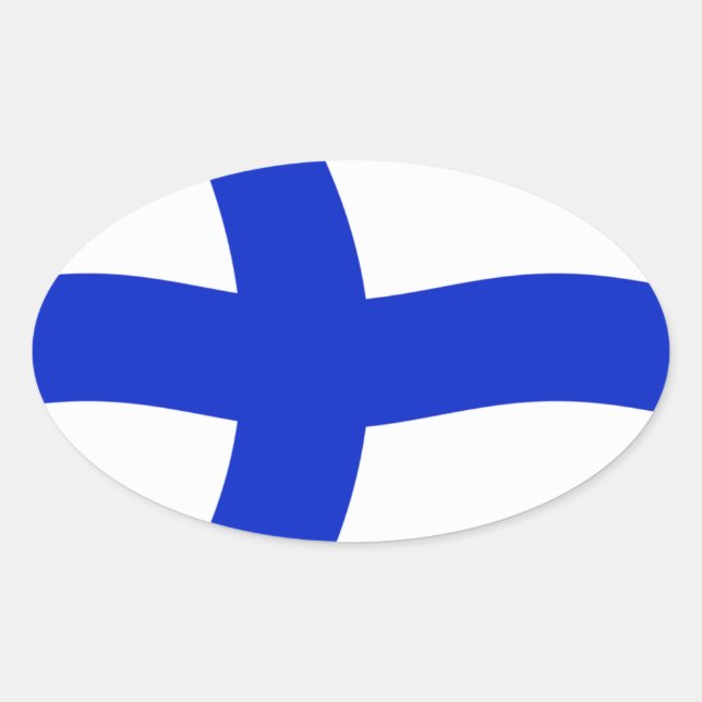 Finland Flag Sticker (Front)