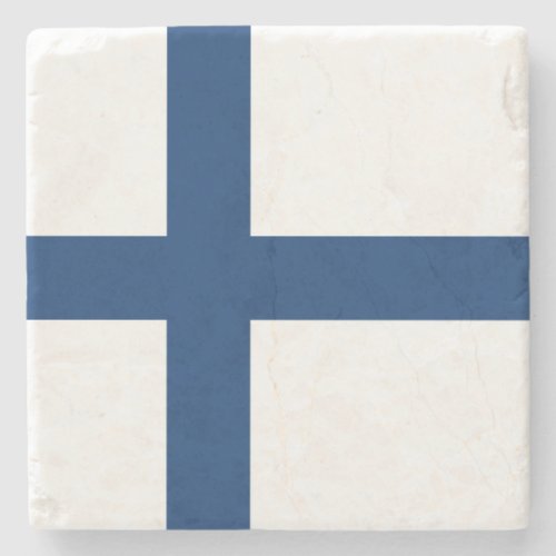 Finland Flag Stone Coaster
