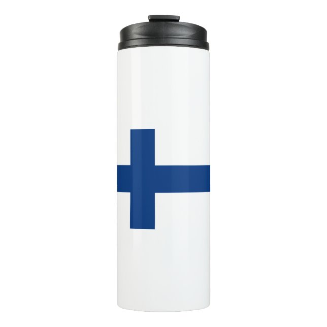 Finland Flag Thermal Tumbler (Front)