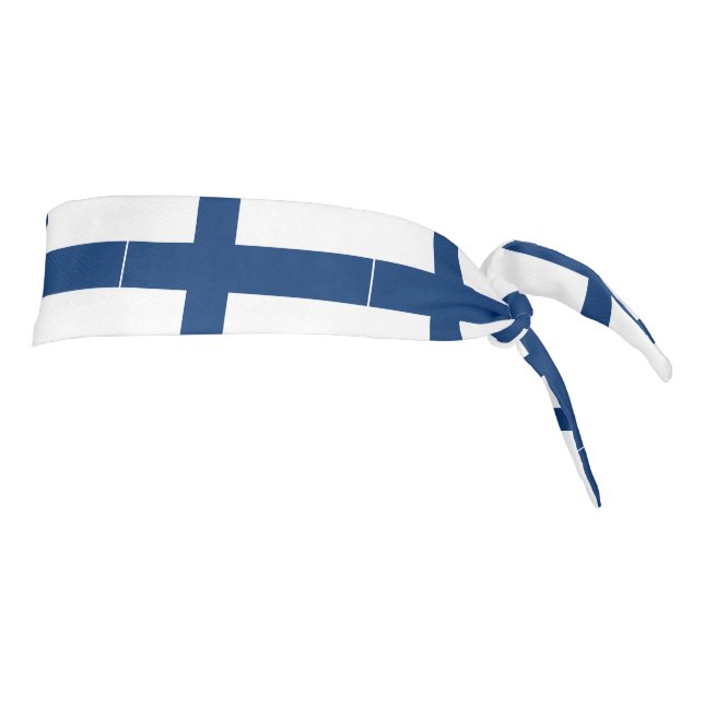 Finland Flag Tie Headband (Rotate 90)